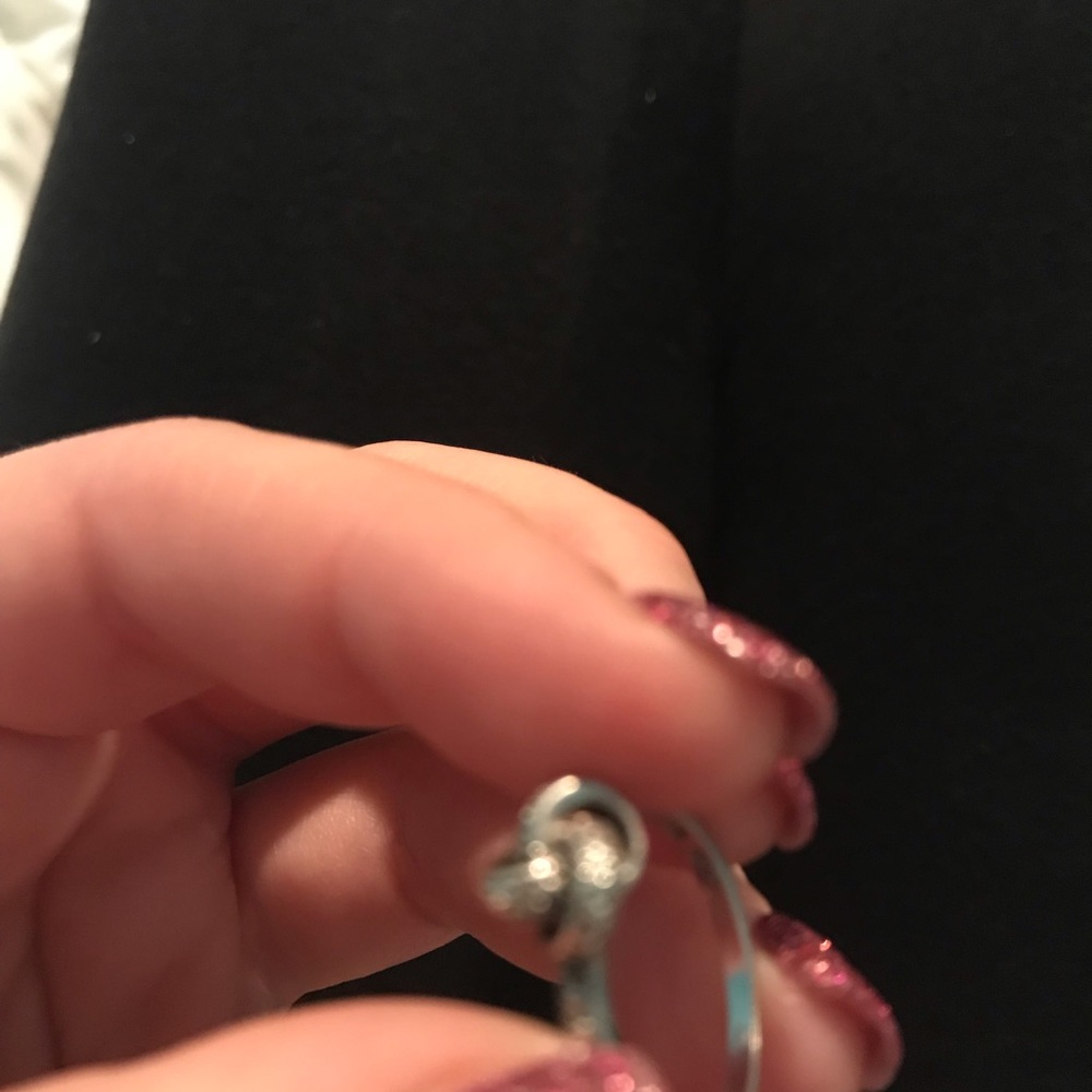 Knot Ring Sterling Silver with Dot Design - Picture 3 of 6